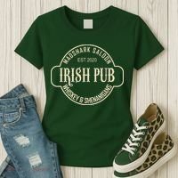 Madshark Saloon Irish Pub Whiskey & Shenanigans Women's T-Shirt thumb 3