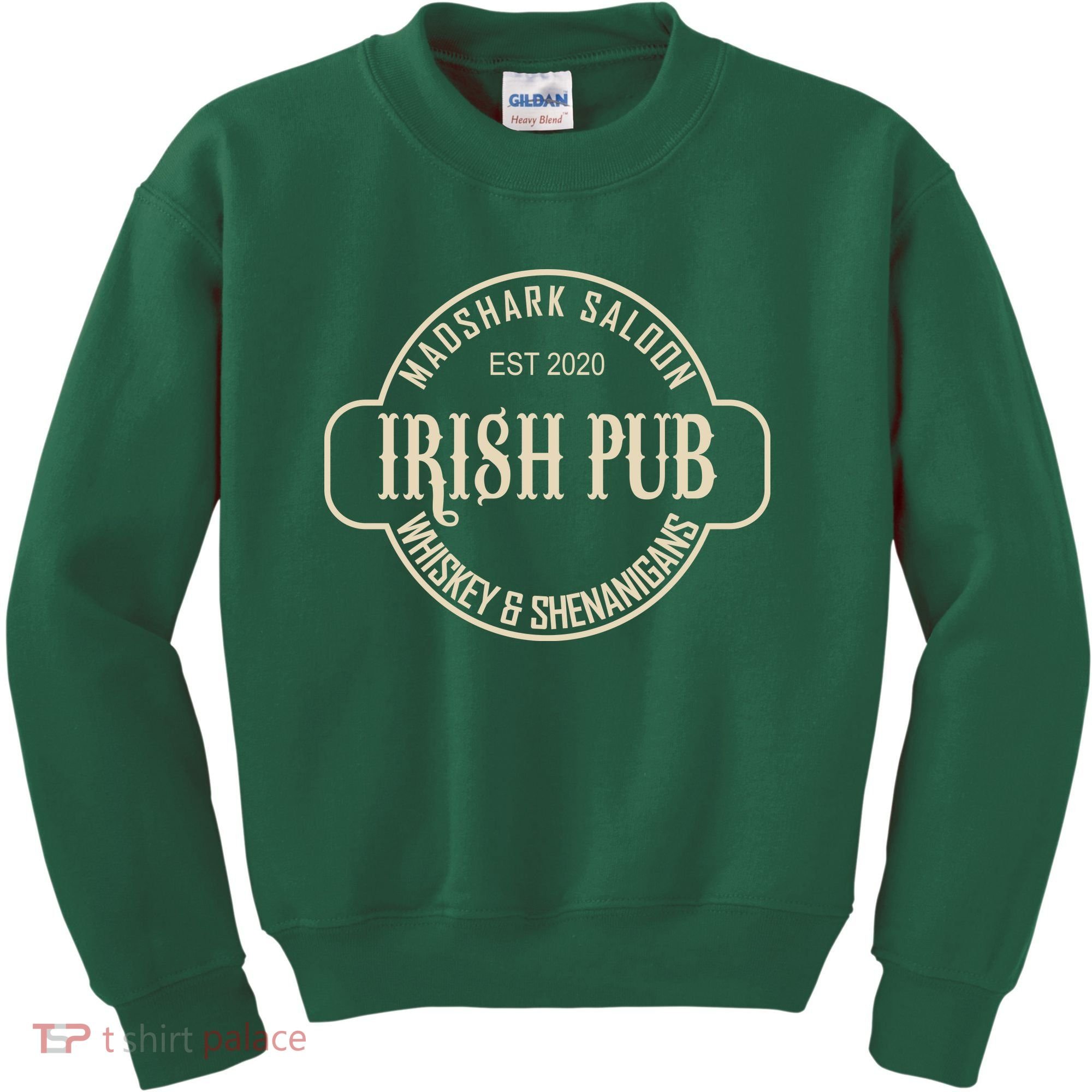 Madshark Saloon Irish Pub Whiskey & Shenanigans Kids Sweatshirt