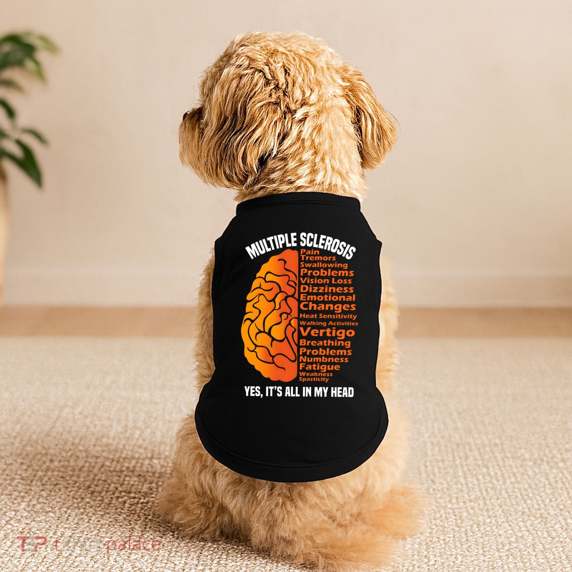 Multiple Sclerosis ItS All In My Head Doggie Tank