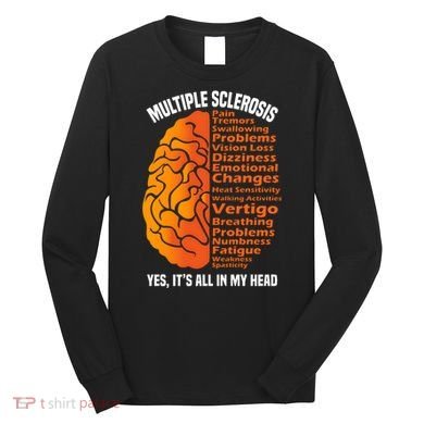 Multiple Sclerosis ItS All In My Head Long Sleeve Shirt