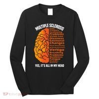 Multiple Sclerosis ItS All In My Head Long Sleeve Shirt thumb 0