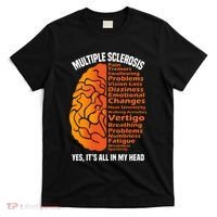 Multiple Sclerosis ItS All In My Head T-Shirt thumb 0