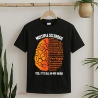 Multiple Sclerosis ItS All In My Head T-Shirt thumb 2