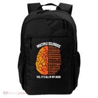 Multiple Sclerosis ItS All In My Head Backpack thumb 0