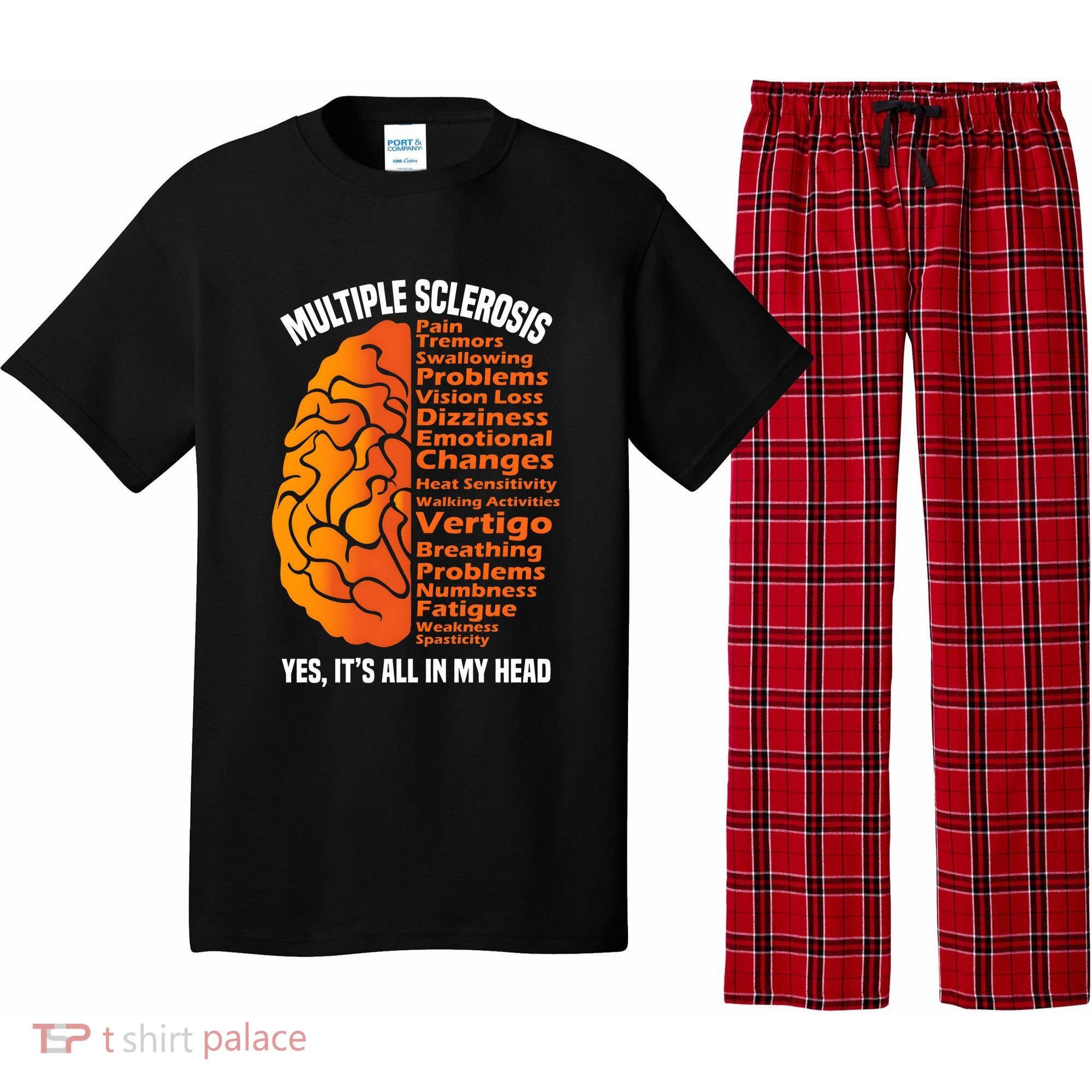 Multiple Sclerosis ItS All In My Head Pajama Set