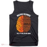 Multiple Sclerosis ItS All In My Head Tank Top thumb 0