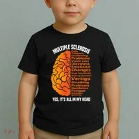 Multiple Sclerosis ItS All In My Head Toddler T-Shirt thumb 2
