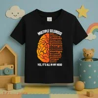 Multiple Sclerosis ItS All In My Head Toddler T-Shirt thumb 3
