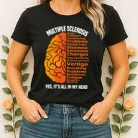 Multiple Sclerosis ItS All In My Head Women's T-Shirt thumb 2