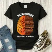 Multiple Sclerosis ItS All In My Head Women's T-Shirt thumb 3