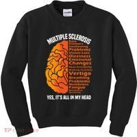 Multiple Sclerosis ItS All In My Head Kids Sweatshirt thumb 0