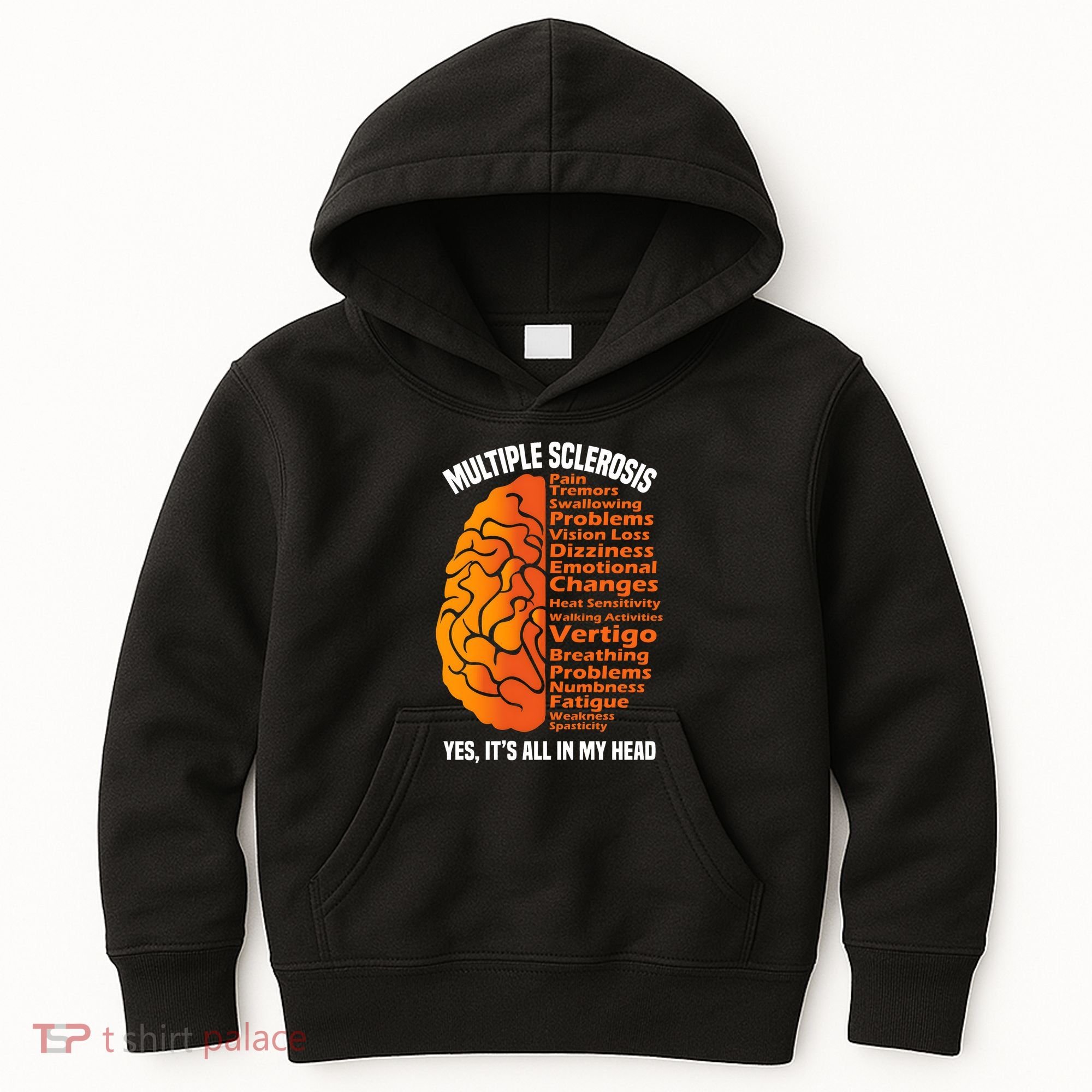 Multiple Sclerosis ItS All In My Head Kids Hoodie