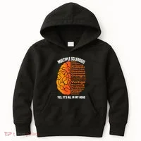 Multiple Sclerosis ItS All In My Head Kids Hoodie thumb 0