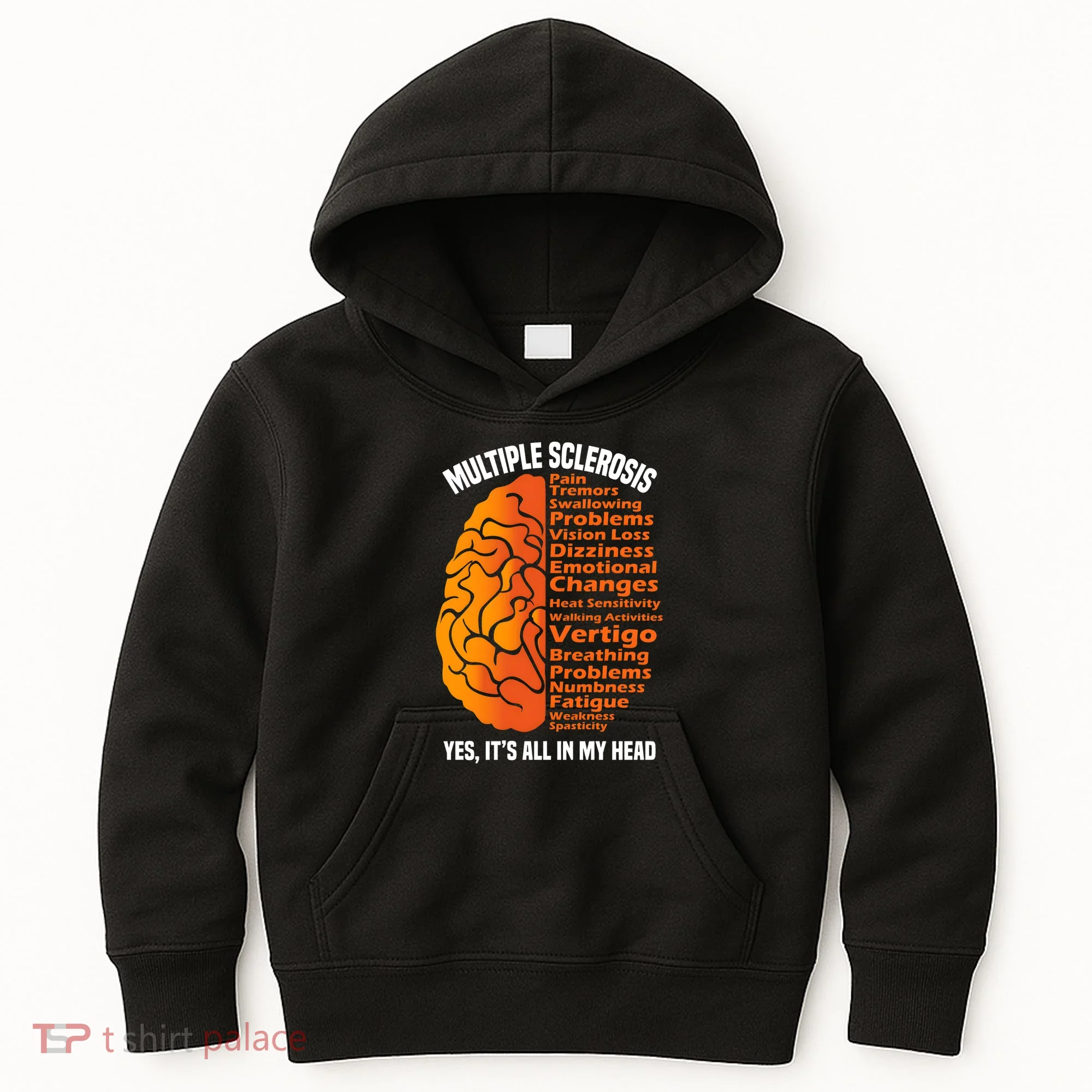 Multiple Sclerosis ItS All In My Head Kids Hoodie