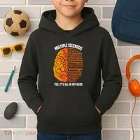 Multiple Sclerosis ItS All In My Head Kids Hoodie thumb 2