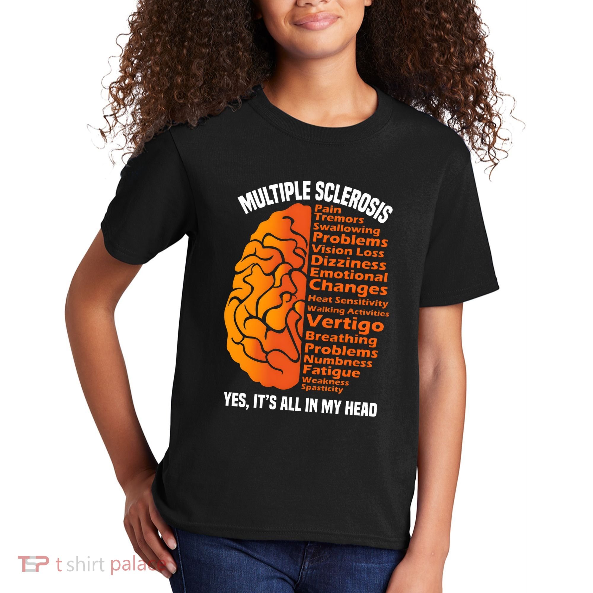 Multiple Sclerosis ItS All In My Head Kids T-Shirt