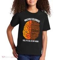 Multiple Sclerosis ItS All In My Head Kids T-Shirt thumb 2