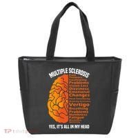 Multiple Sclerosis ItS All In My Head Tote Bag thumb 0