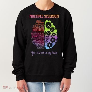 Multiple Sclerosis It's All In My Head Disease Fighter Women's Sweatshirt