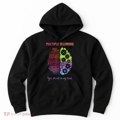 Multiple Sclerosis It's All In My Head Disease Fighter Hoodie