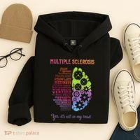 Multiple Sclerosis It's All In My Head Disease Fighter Hoodie thumb 4