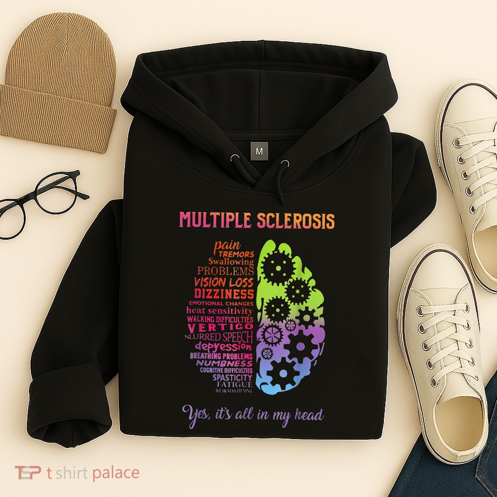 Multiple Sclerosis It's All In My Head Disease Fighter Hoodie