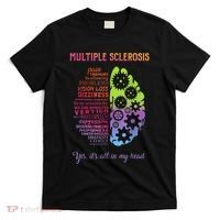 Multiple Sclerosis It's All In My Head Disease Fighter T-Shirt thumb 0