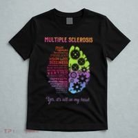 Multiple Sclerosis It's All In My Head Disease Fighter T-Shirt thumb 5