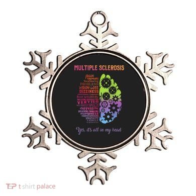 Multiple Sclerosis It's All In My Head Disease Fighter Ornament