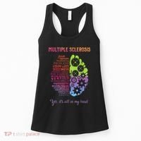 Multiple Sclerosis It's All In My Head Disease Fighter Women's Tank Top thumb 0