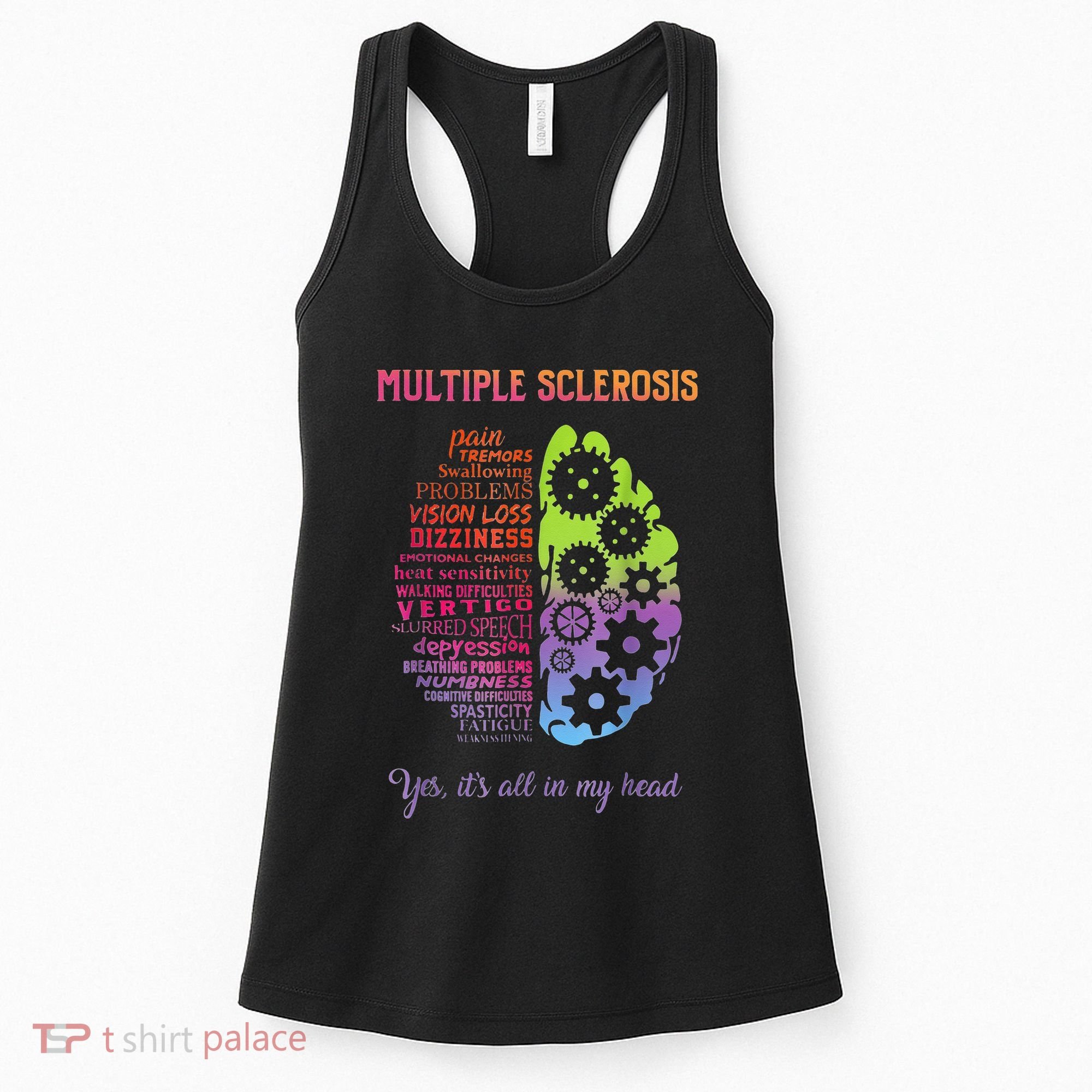 Multiple Sclerosis It's All In My Head Disease Fighter Women's Tank Top