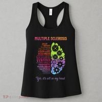 Multiple Sclerosis It's All In My Head Disease Fighter Women's Tank Top thumb 3