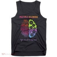Multiple Sclerosis It's All In My Head Disease Fighter Tank Top thumb 0
