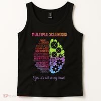 Multiple Sclerosis It's All In My Head Disease Fighter Tank Top thumb 2