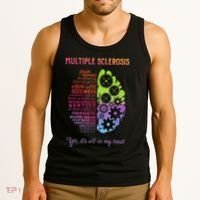 Multiple Sclerosis It's All In My Head Disease Fighter Tank Top thumb 3