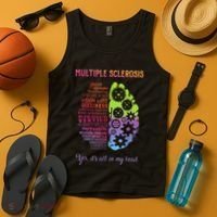 Multiple Sclerosis It's All In My Head Disease Fighter Tank Top thumb 4