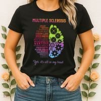 Multiple Sclerosis It's All In My Head Disease Fighter Women's T-Shirt thumb 2