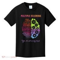 Multiple Sclerosis It's All In My Head Disease Fighter Kids T-Shirt thumb 0
