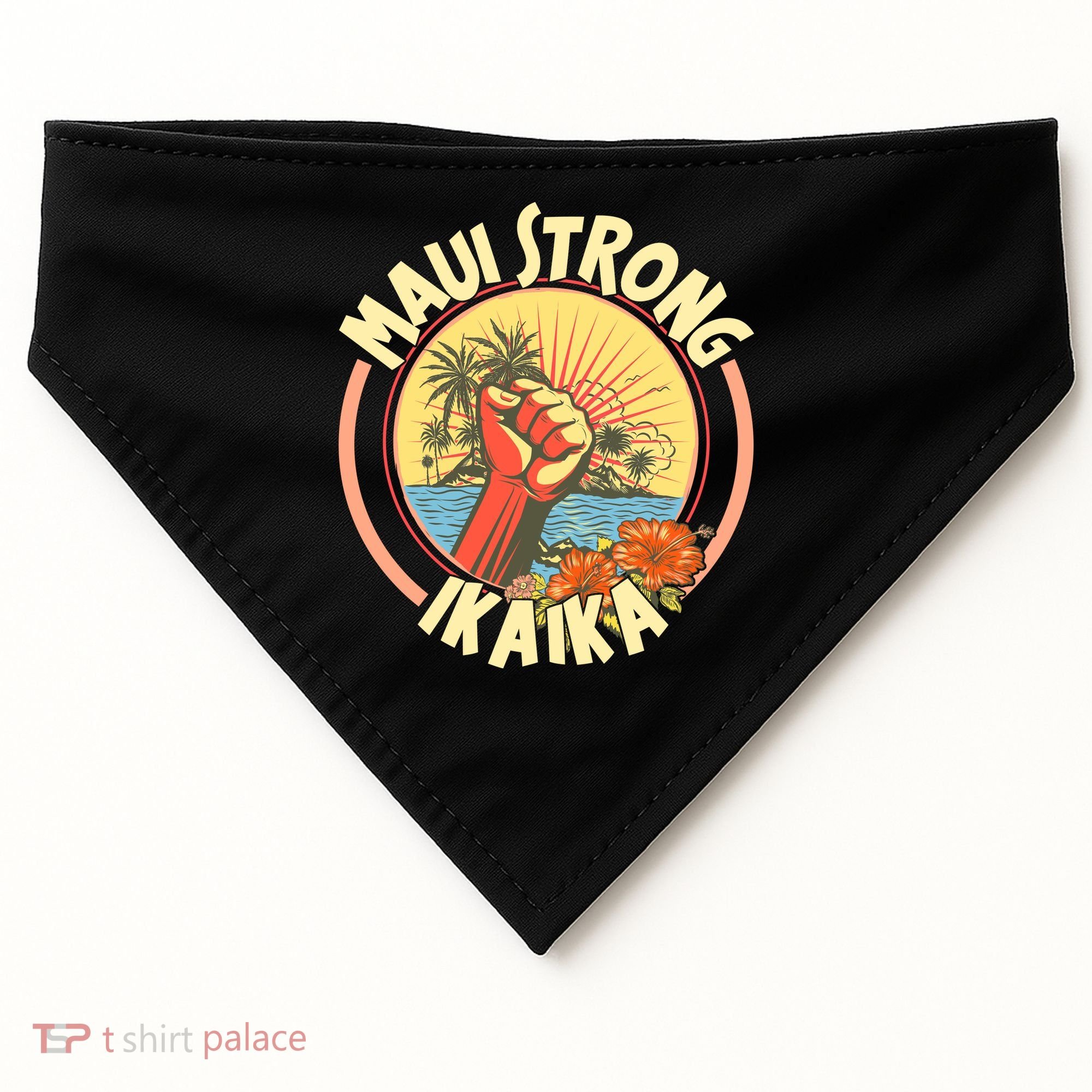 Maui Strong Ikaika Hawaii USA-Made Doggie Bandana