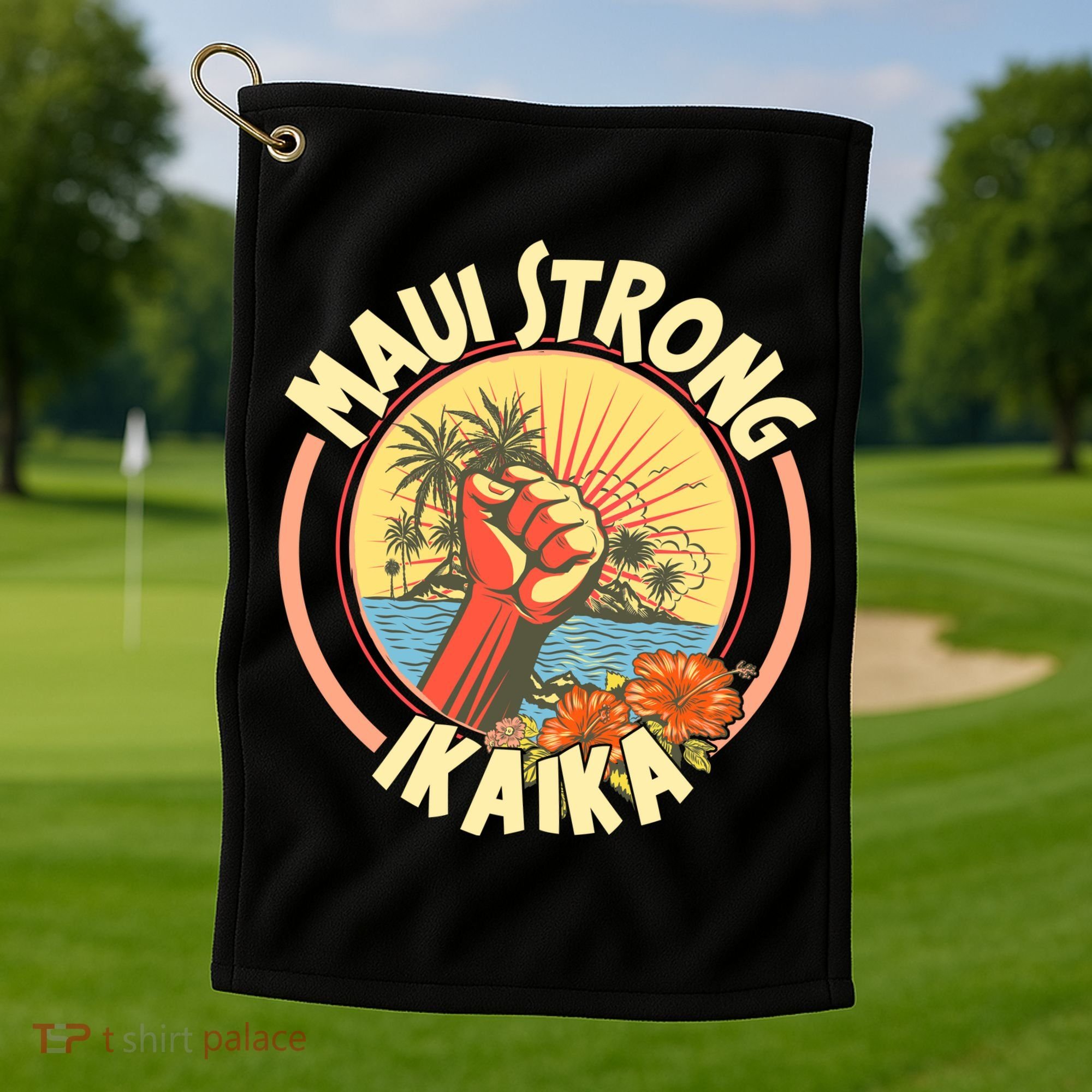 Maui Strong Ikaika Hawaii Golf Towel