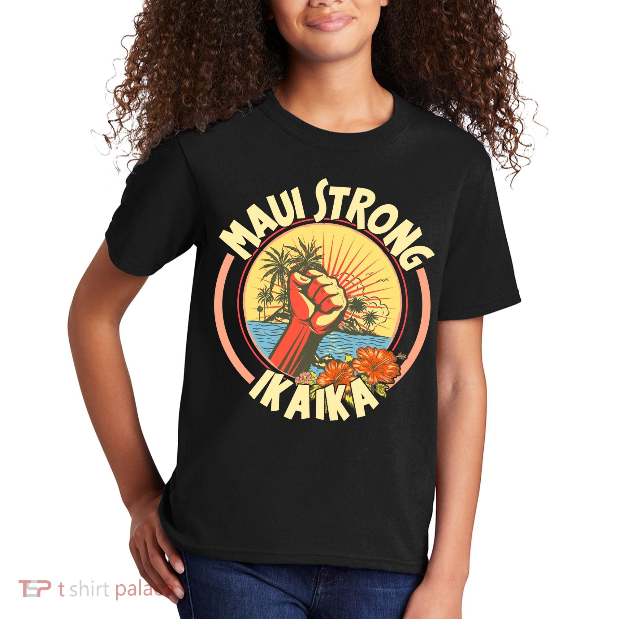 Maui Strong Ikaika Hawaii Kids T-Shirt