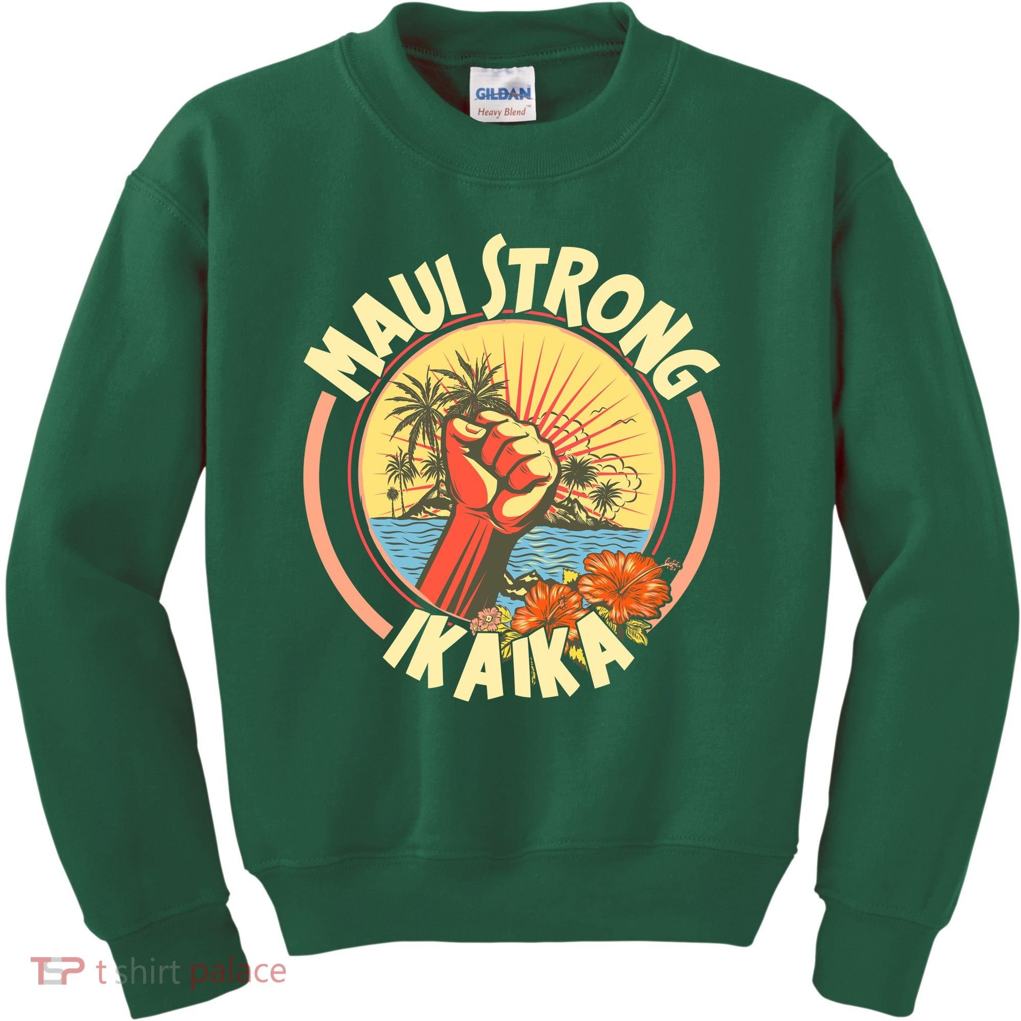 Maui Strong Ikaika Hawaii Kids Sweatshirt