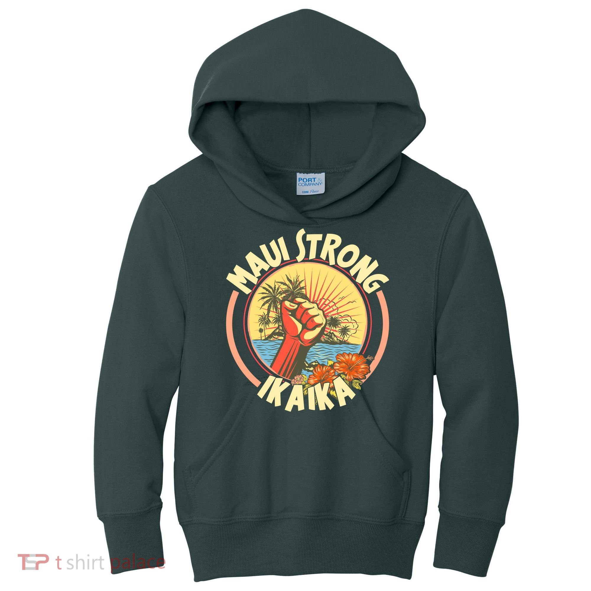 Maui Strong Ikaika Hawaii Kids Hoodie