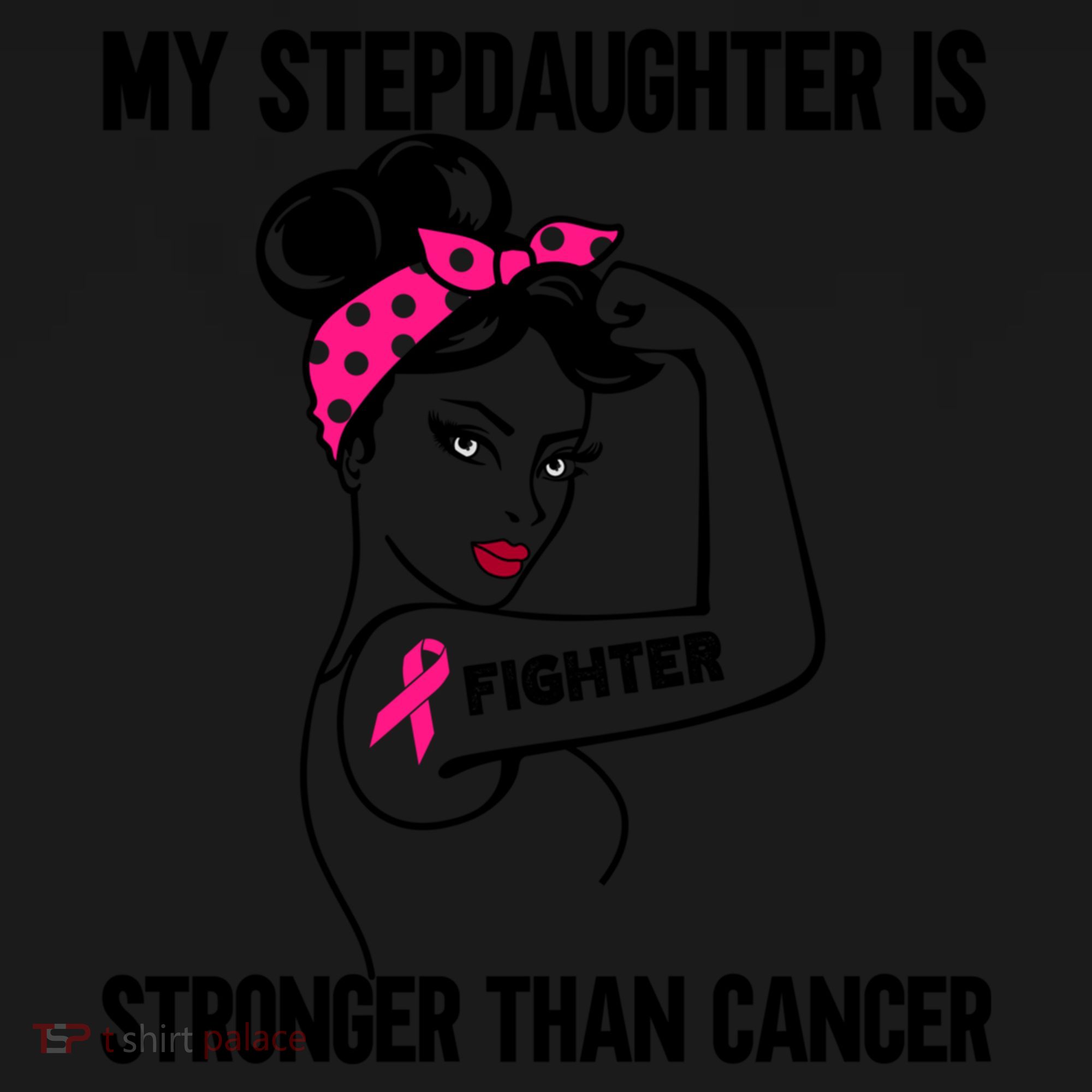 My Stepdaughter Is Stronger Than Cancer Breast Cancer Gift Backpack