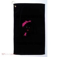 My Stepdaughter Is Stronger Than Cancer Breast Cancer Gift Golf Towel thumb 0