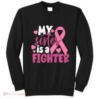 My Sister Is A Fighter Cancer Awareness Sweatshirt thumb 0