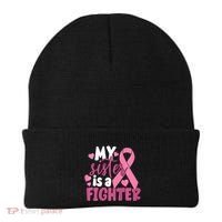 My Sister Is A Fighter Cancer Awareness Beanie thumb 0