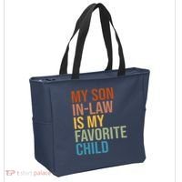 My Son In Law Is My Favorite Child Funny Gift Tote Bag thumb 2
