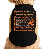 Multiple Sclerosis I Say IM Fine Doggie Tank thumb 0