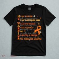 Multiple Sclerosis I Say IM Fine T-Shirt thumb 5